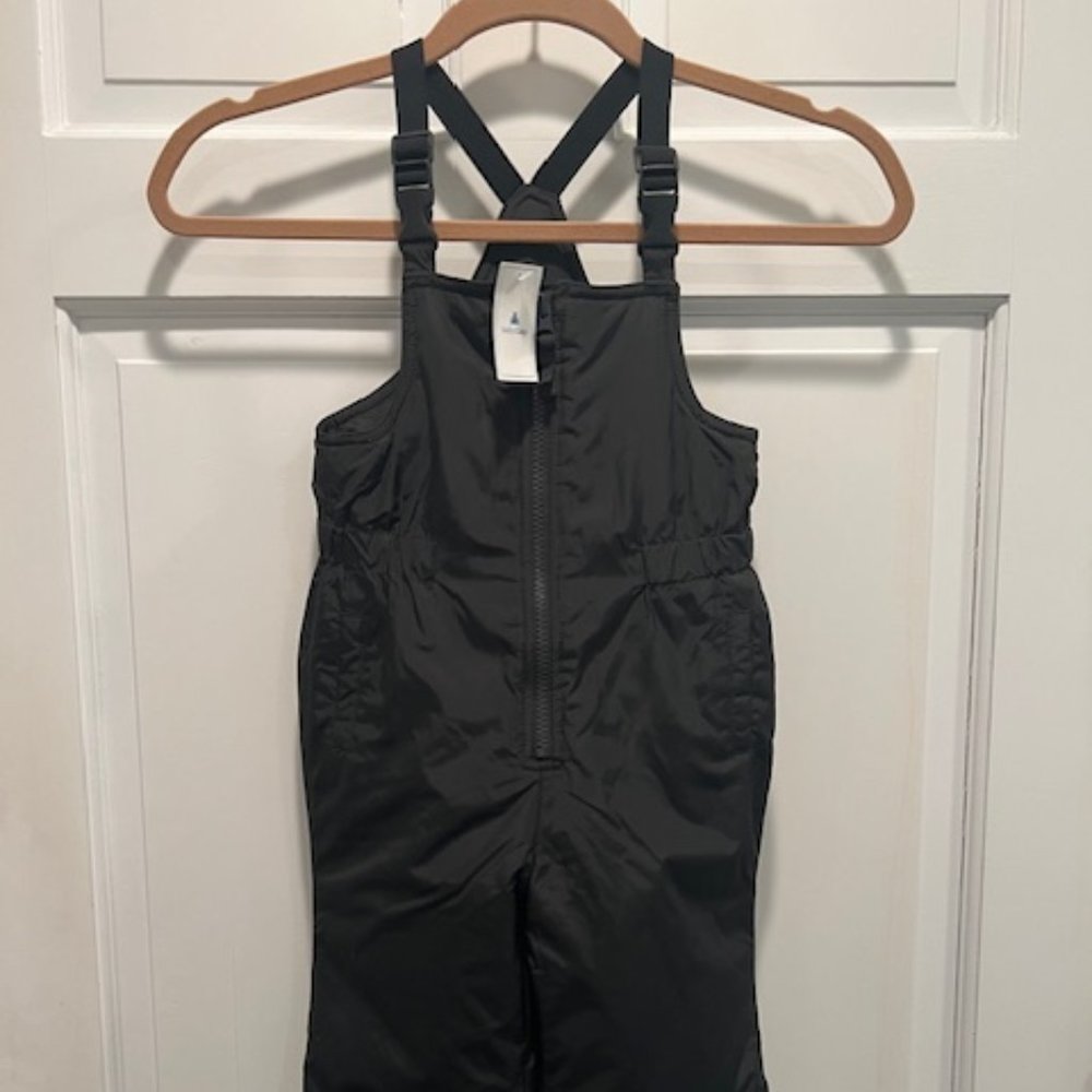 NEW Gap Black Toddler Snow Bib Overalls (3T)